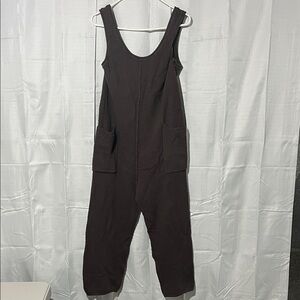 FP Movement by Free People Dark Brown Jumpsuit Size Small New